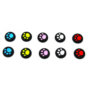 Capuchons de joystick en silicone en forme de patte de chat pour manettes <span class=keywords><strong>PS4</strong></span>, Xbox One, Switch Pro, accessoires de <span class=keywords><strong>manette</strong></span> de jeu anti-poussière - Product Image 4