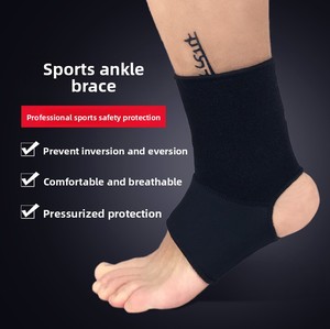 Chaussettes de compression élastiques respirantes en Spandex pour le soutien de la cheville, anti-entorse, pour le basketball et le football (vente en gros) - Product Image 3
