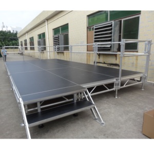 Scène intérieure de performance de festival de scène en aluminium de riser pliable léger - Product Image 2