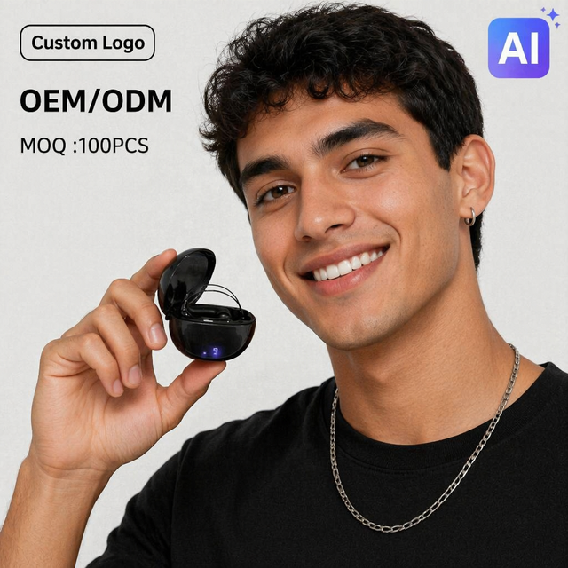 Ai Translator Earbuds Q110 In-Ear Open-Ear Gaming Active Noise Cancelling for 5.3 Low Latency Waterproof Digital Display