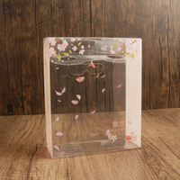 Klar Großhandel Benutzerdefinierte kleine Schönheit Folding Klar PVC PET Kunststoff Transparent Verpackung Boxen für Kosmetik produkt