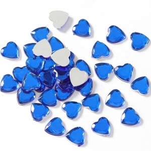 OLeeya 5000 piezas de diamantes de imitación acrílicos multicolor con forma de corazón, cristales planos para decoración de uñas, brillantina de strass para decoración de uñas - Product Image 6