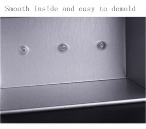 Molde Para Pan De 7 Pulgadas Acero <span class=keywords><strong>Al</strong></span> Carbono pastello Largo Moldes Mini Con Asa mala horneighbor Sin Palo 20X9 Panaderia 5 Panes - Product Image 4