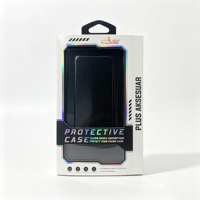 Boîte d'emballage personnalisée pour étuis de téléphone, boîte en carton portable avec fenêtre pour étuis de téléphone portable, emballage de vente au détail