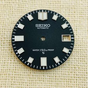 Montre de plongée mécanique de luxe NH35, cadran de 28,5 mm, adaptée aux mouvements NH35/NH36, avec aiguilles lumineuses vertes Yuanzu et boîtier métallique. - Product Image 1