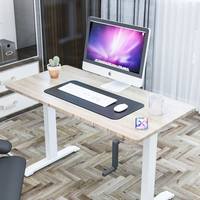Bureau debout réglable pour jeux vidéo Table de bureau moderne réglable à la main Prix du fabricant