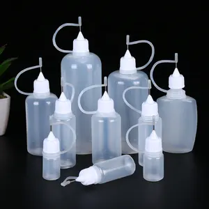 small plastic squeeze dropper bottles for needle tip 5ml 10ml 15ml 20ml 30ml 50ml 60ml 100ml 120ml