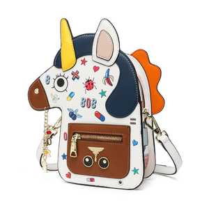Borsa <span class=keywords><strong>a</strong></span> <span class=keywords><strong>tracolla</strong></span> da <span class=keywords><strong>donna</strong></span> con unicorno dei cartoni animati, custodia per telefono, borsa per la spesa <span class=keywords><strong>a</strong></span> <span class=keywords><strong>tracolla</strong></span> carina e colorata, mini borsa leggera 2934 - Product Image 2