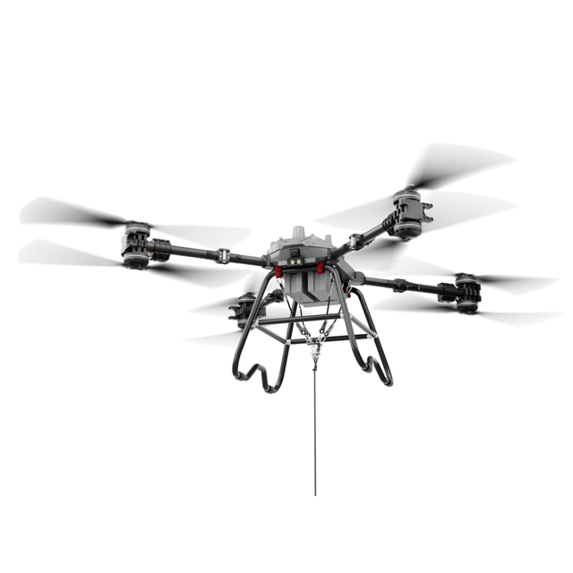 M400 Heavy Lift Cargo Transport Drone 200kg Payload 46.5km Range FPV Heavy Load Delivery UAV for Industrial Logistics