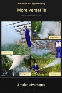 Pistolet de pulvérisation <span class=keywords><strong>électrique</strong></span> professionnel <span class=keywords><strong>peinture</strong></span> sans air haute pression <span class=keywords><strong>pulvérisateur</strong></span> Machine fumigation agricole brumisateur thermique Portable - Product Image 5