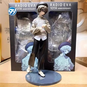 ชุดสาวสวย EVA ผมสั้นมีฮู้ด <span class=keywords><strong>Rei</strong></span> <span class=keywords><strong>Ayanami</strong></span> ผมสีฟ้าเทาแบบลำลองโมเดลอะนิเมะสะสม - Product Image 5