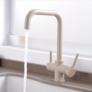 Elegante <span class=keywords><strong>Rubinetto</strong></span> da <span class=keywords><strong>Cucina</strong></span> in Ottone Nero con <span class=keywords><strong>Filtro</strong></span> dell'Acqua - Miscelatore Purificatore d'Aria per Acqua Potabile Pulita - Product Image 3