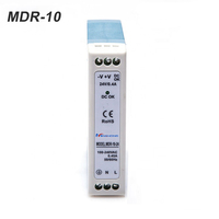 Alimentation à découpage AC-DC MDR-10-24 sur rail DIN, 10W 24V 0.42A, sortie unique, pour usage industriel, adaptateur 230V 50Hz 24V