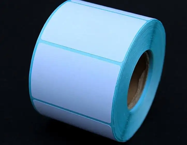 מחיר נמוך באיכות גבוהה דבק תרמי נייר ריק תוויות או ברקוד תווית תוצרת סין