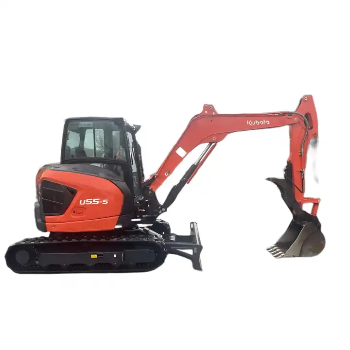 Hot sale farm excavator 5ton used kubota U55-5 mini excavator high quality second-hand crawler construction machinery