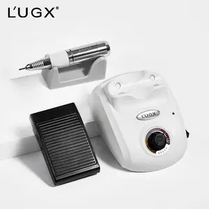 Lugx polidor de unha elétrico, super 502 rpm, polidor de unha, salão de beleza profissional ce/rosh 35000 rpm