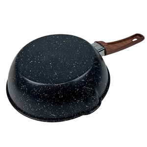 Sartén y olla antiadherente <span class=keywords><strong>de</strong></span> acero al carbono con doble Caño, sartén antiadherente <span class=keywords><strong>de</strong></span> <span class=keywords><strong>granito</strong></span>, sartén profunda para el hogar, <span class=keywords><strong>cocina</strong></span>, sartén para Fideos - Product Image 6