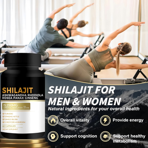 Cápsulas de Shilajit, Resina de Shilajit del Himalaya, Cuidado de la Salud Masculina, Suplemento para la Fuerza Masculina, Cápsulas de Extracto de Shilajit - Product Image 3