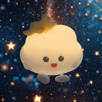 Lampe de Table de chevet pour enfants changement de couleur Silicone nuage LED charge pacifiant applaudissements son alimenté par batterie cadeau de sommeil