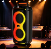 Speaker Bluetooth Portabel Daya Tinggi Tahan Air Bass Berat Nirkabel untuk Luar Ruangan dengan Mikrofon
