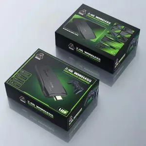 M8 게임 스틱 HD 10000 + 레트로 비디오 게임 2.4G 무선 컨트롤러 게임 패드 게임 콘솔