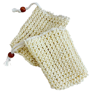 Set doccia esfoliante cinturino Scrub per la schiena in luffa naturale setole rigide spazzola per il corpo in legno salvasapone in Sisal - Product Image 3