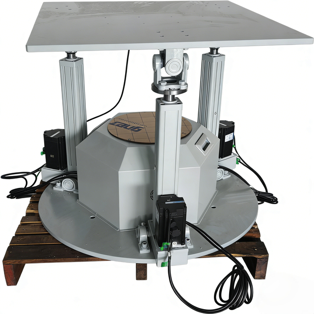 Electric Motion Platform High Rigidity Stable Performance Fast Response OEM ODM for Motion Simulation 3 DOF Platform PLC Motor