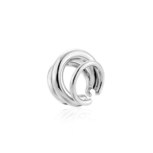 Amy Amy Triple Tube Layered Cartilage <b>Cuff</b> <b>Earring</b> <b>Silver</b> Plated Women's Trendy Party Jewelry PE2849 - Product Image 3