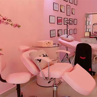 Table de Massage pliable et Portable pour Salon de beauté, Spa, Rotation des cils, lit Facial