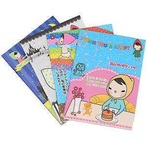 Cahier d'exercices pour enfants et étudiants, couverture souple, impression personnalisée, format A4, A5, A6, carnet mignon, papeterie - Product Image 2