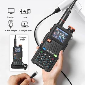 Walkie Talkie BAOFENG UV-5RH Pro GPS <span class=keywords><strong>Radio</strong></span> APRS Versione Aggiornata UV-5RH 10W Alta Potenza 999 Canali Frequenza Multibanda Caricatore USB-C - Product Image 2