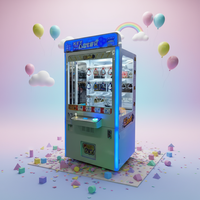 Nouvelle machine distributrice de baskets Prize KeyMaster Arcade, jeu de grue à 15 trous, fonctionnant à pièces dorées