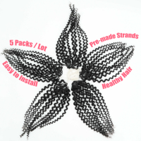 Extensions de cheveux humains Remy pré-séparées, pas chères, pour tresses au crochet Passion Twist, 100g, pointes à effet plume, mèches pré-faites pour tressage