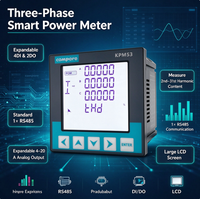 Compteur de qualité d'énergie triphasé 31 THD 400Hz à montage sur panneau
