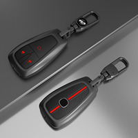 Housse de clé de voiture en alliage de zinc pour Changan CS35 Plus/CS55 Plus/CS75 Plus/Eado/UNI-T/UNI K/Oushang X5/X7 EV, clé intelligente à 4 boutons