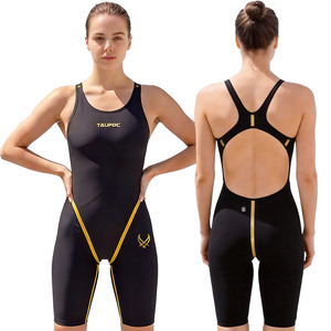 World Aquatic Approved Tech Einteiliger Wettkampf-Badeanzug für Damen Hochleistungs-OEM 1-Teiliger Bedruckter Spandex/Polyester-Anzug - Product Image 1