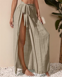 Couvre-maillot de bain en mousseline pour femmes Beach Wrap Sarong Cover up Swimwear Sarong Bikini Wrap Skirts - Product Image 3