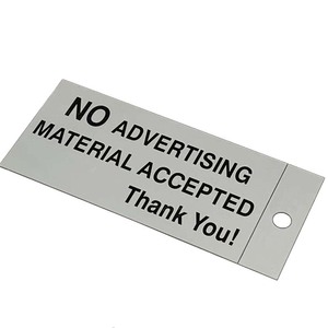 Tùy chỉnh chất lượng cao nhựa Polycarbonate với Bảo vệ UV không hút thuốc an toàn dấu hiệu cảnh báo ngoài trời - Product Image 4