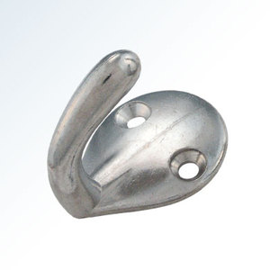 Durable Easy Install Metal Single Wall Mount Robe <b>Hook</b> Decorative <b>Hanging</b> Bracket <b>For</b> Apartment Hotel Closet Wall - Product Image 4