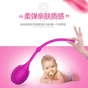 Máquina de ejercicios con bolas de pesas para fortalecer el suelo vaginal para mujeres, en colores rosa, rojo, morado y negro, control manual, OEM BS002 - Product Image 1