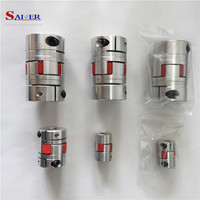 Vente directe d'usine, moteur servo à couple élevé, accouplement flexible en alliage d'aluminium OEM D20L25 D25L30 D30L35 pour machine CNC