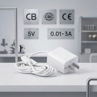 Alimentation universelle SMPS 90-264V AC 5V 10W 15W 18W 24W 2 Amp 3A DC avec prise US EU UK pour routeur WiFi et système d'alarme