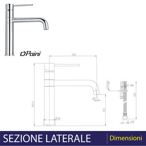 อ่างล้างจานแบบก้านเดี่ยวชุบโครเมียมสำหรับผงซักฟอก - Product Image 3