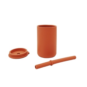 <span class=keywords><strong>Tasse</strong></span> de paille en Silicone sans BPA pour enfants <span class=keywords><strong>6</strong></span> <span class=keywords><strong>mois</strong></span> Biberon résistant à la poignée <span class=keywords><strong>Apprentissage</strong></span> scellé aux gouttes Bouteilles <span class=keywords><strong>d</strong></span>'eau droites - Product Image 3