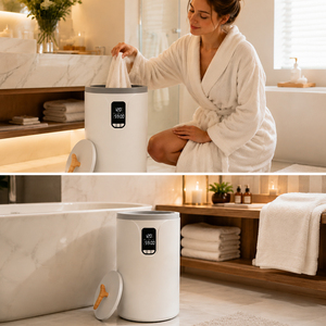 Pemanas Handuk Terbaik dengan 3 Pengaturan Suhu Layar LCD 20L Ember Pemanas Handuk Besar untuk Kamar Mandi & Spa - Product Image 5