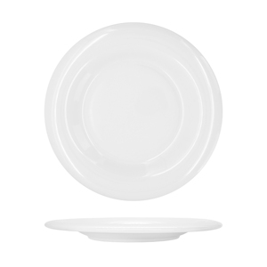Flat <b>Plate</b> 26 Cm White <b>Ceramic</b> Dinnerware Dish - Product Image 2