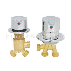 Robinet d'eau chaude et froide OEM avec cartouche céramique, entrée 4 points, mitigeur de douche avec inverseur - Product Image 1