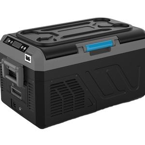 Réfrigérateur de voiture de 18 litres, 12 volts, pour <span class=keywords><strong>Camping</strong></span>-<span class=keywords><strong>Car</strong></span>, <span class=keywords><strong>Camping</strong></span>-<span class=keywords><strong>Car</strong></span>, 110-240V AC, 12/24V DC - Product Image 1