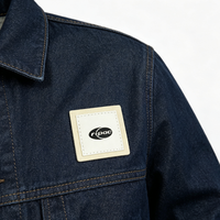 Étiquettes personnalisées en cuir PU écologiques sérigraphiées pour vêtements, accessoires de confection à coudre, fabricant OEM, faible MOQ