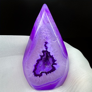 Wholesale Deep Violet Crystal Teardrop Elegant Home <b>Decor</b> Holiday Gift for <b>Valentine</b> Day Sophisticated Style - Product Image 2